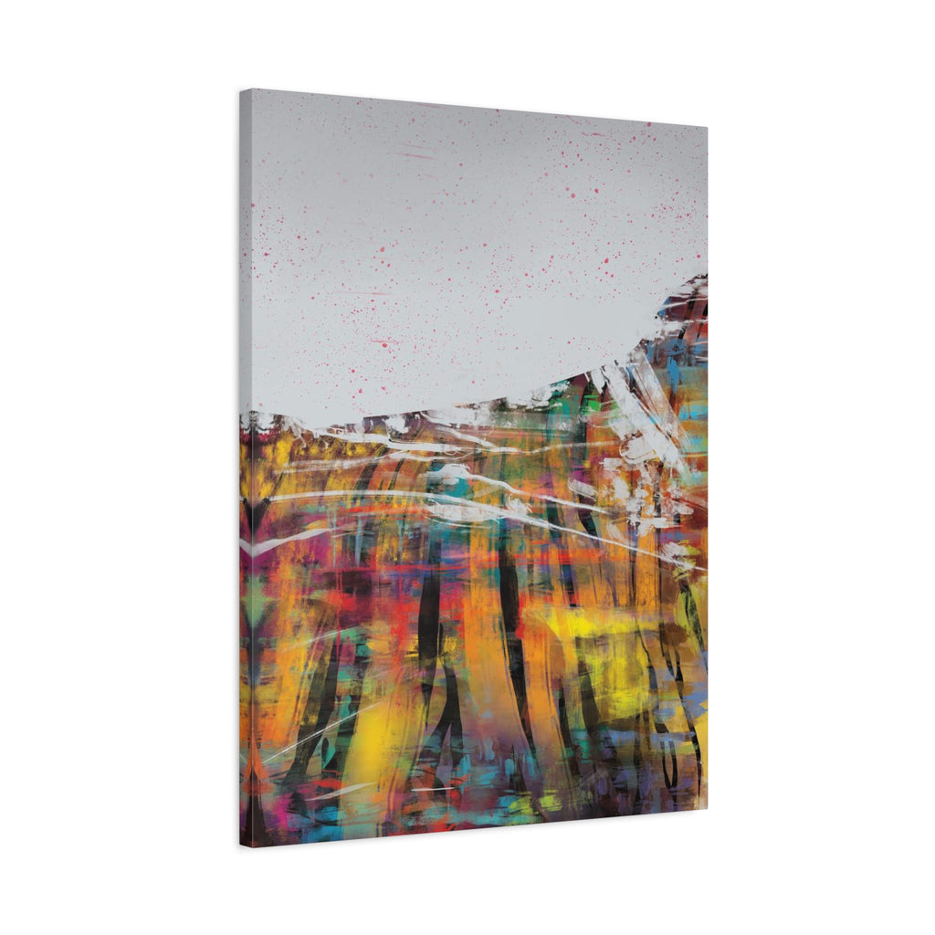 Abstract Color Field Canvas Print — Vibrant Modern Wall Art