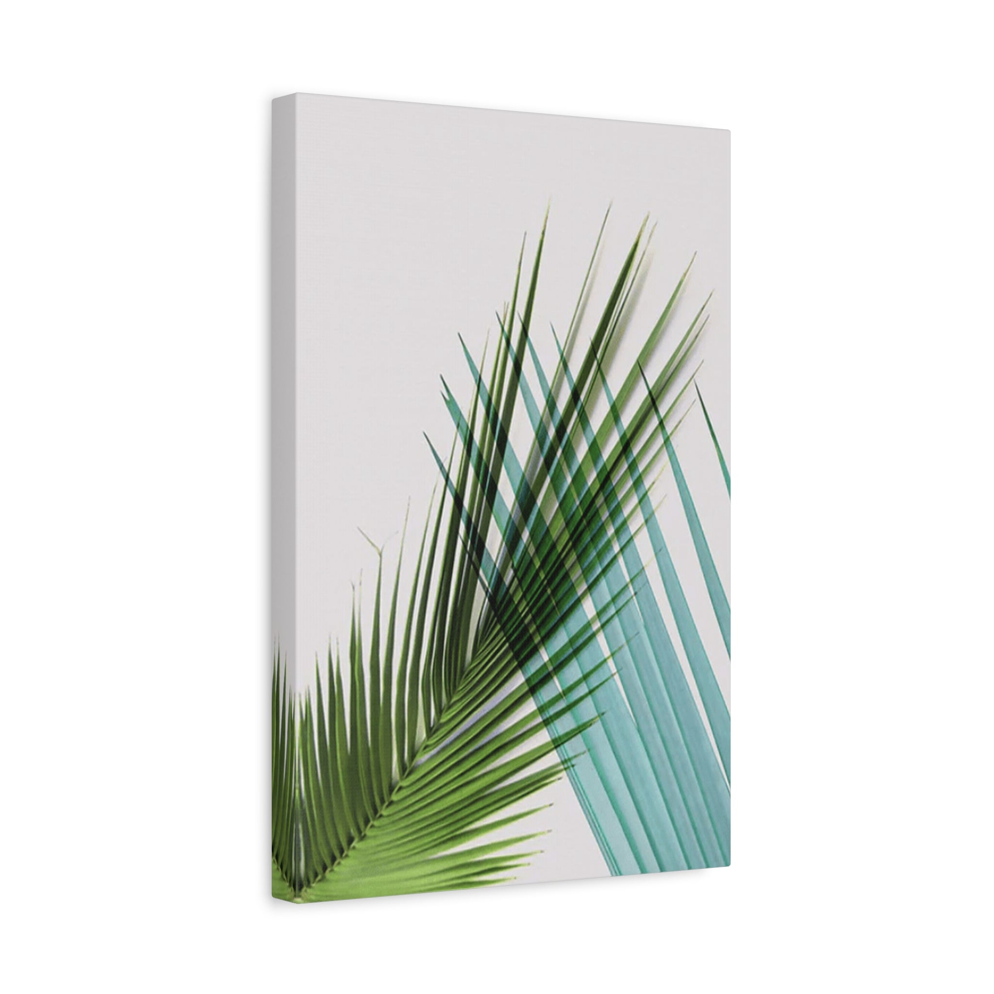 Tropical Palm Leaf Matte Canvas Wall Art — Stretched 1.25" 