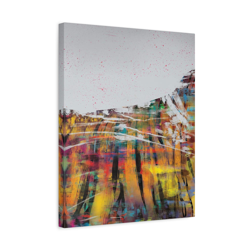 Abstract Color Field Canvas Print — Vibrant Modern Wall Art