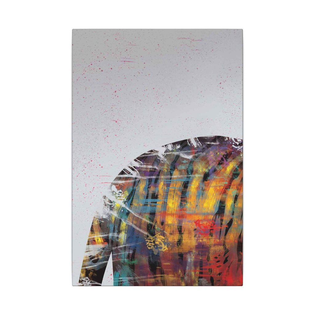 Abstract Colorful Wall Art Jacket Canvas — Modern Street Art Matte Decor - TheKaraHan