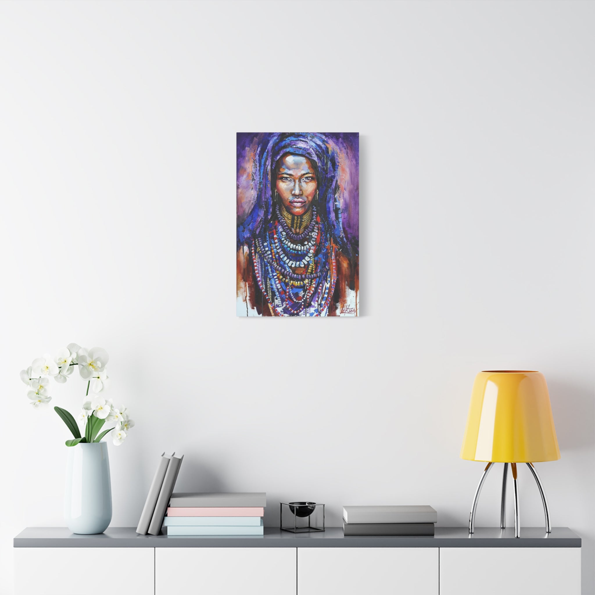 Tribal Queen Portrait Canvas 
