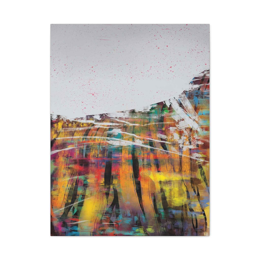 Abstract Color Field Canvas Print — Vibrant Modern Wall Art - TheKaraHan