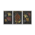 Gold Botanical Leaf Wall Art Canvas – Luxury Ginkgo Abstract Modern Decor