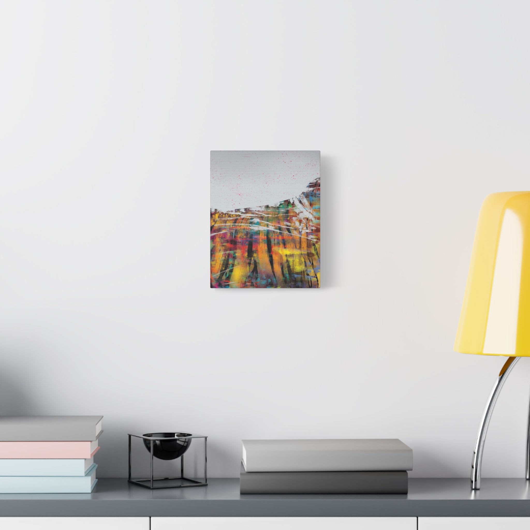 Abstract Color Field Canvas Print — Vibrant Modern Wall Art 