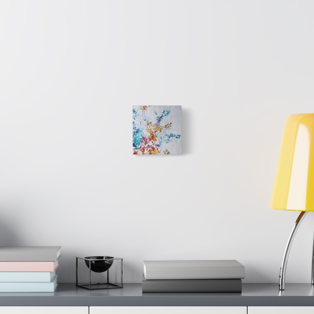 Watercolor Floral Canvas Wall Art – Multicolor Botanical Stretched Canvas - TheKaraHan