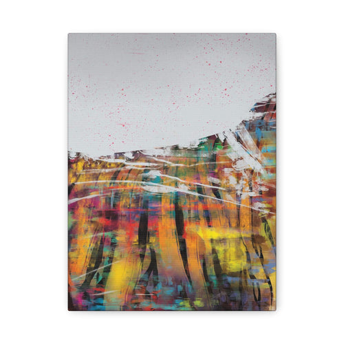 Abstract Color Field Canvas Print — Vibrant Modern Wall Art 