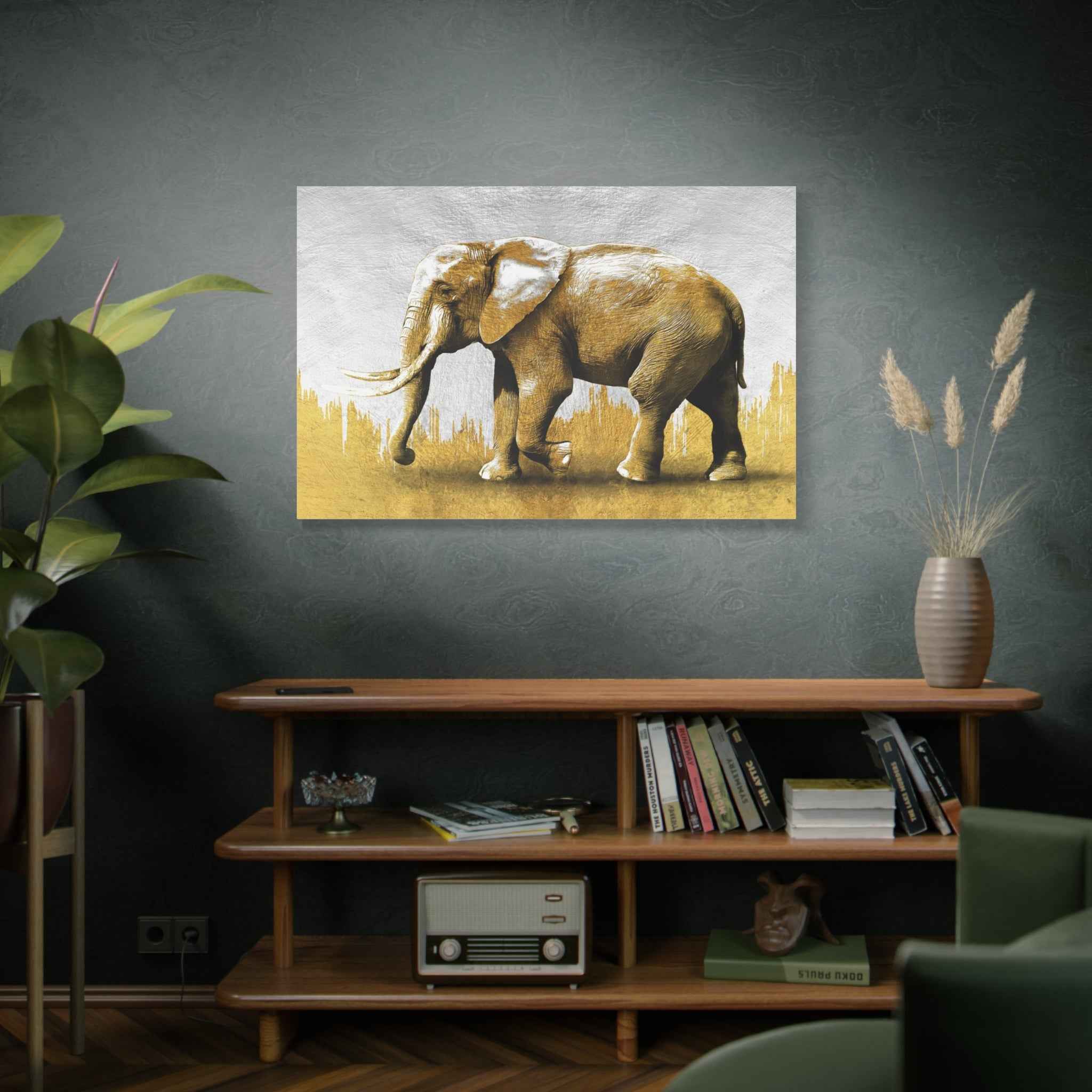 African Elephant Wall Art – Stunning Safari Wildlife Canvas Decor