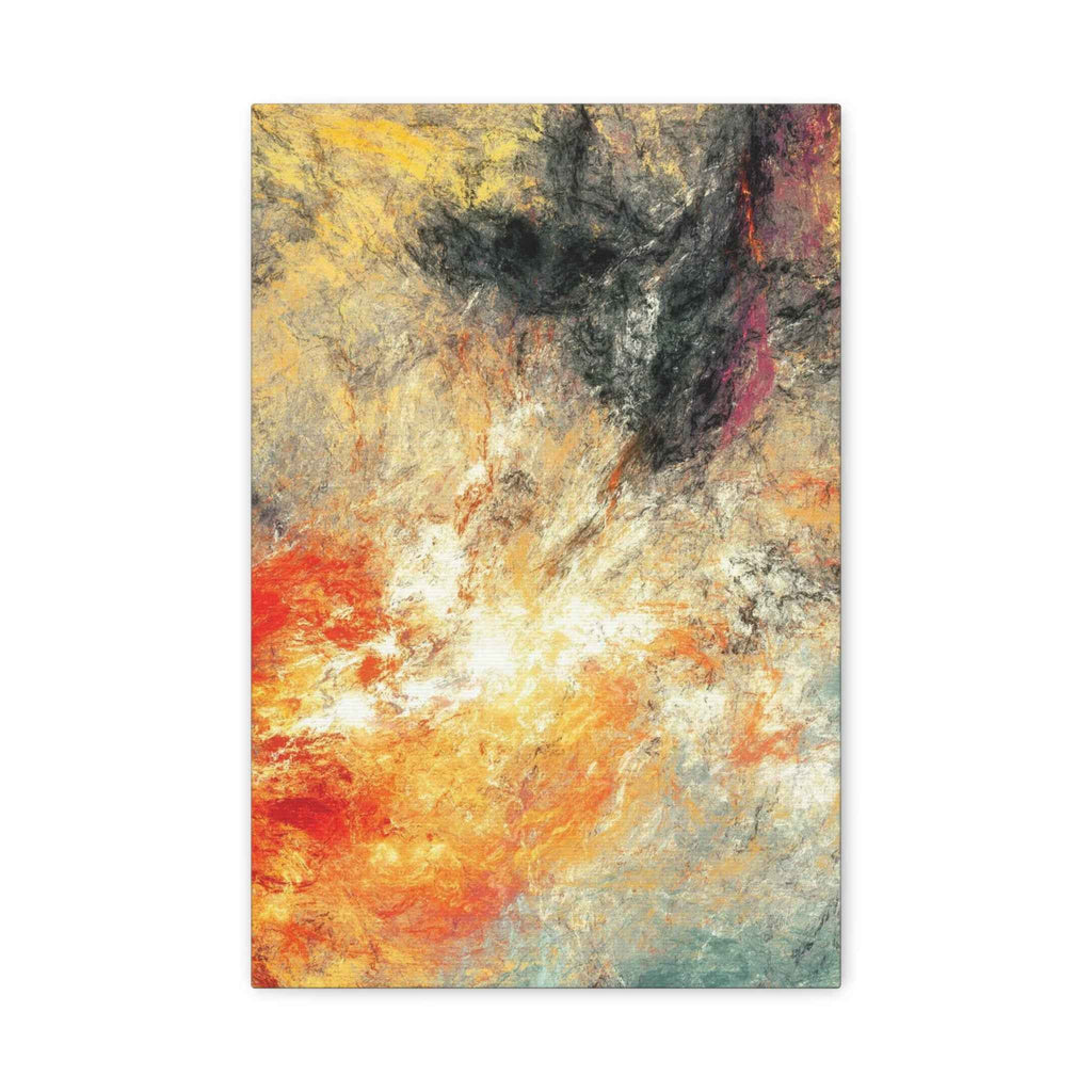 Abstract Firestorm Canvas Print — Stretched Matte Wall Art - TheKaraHan