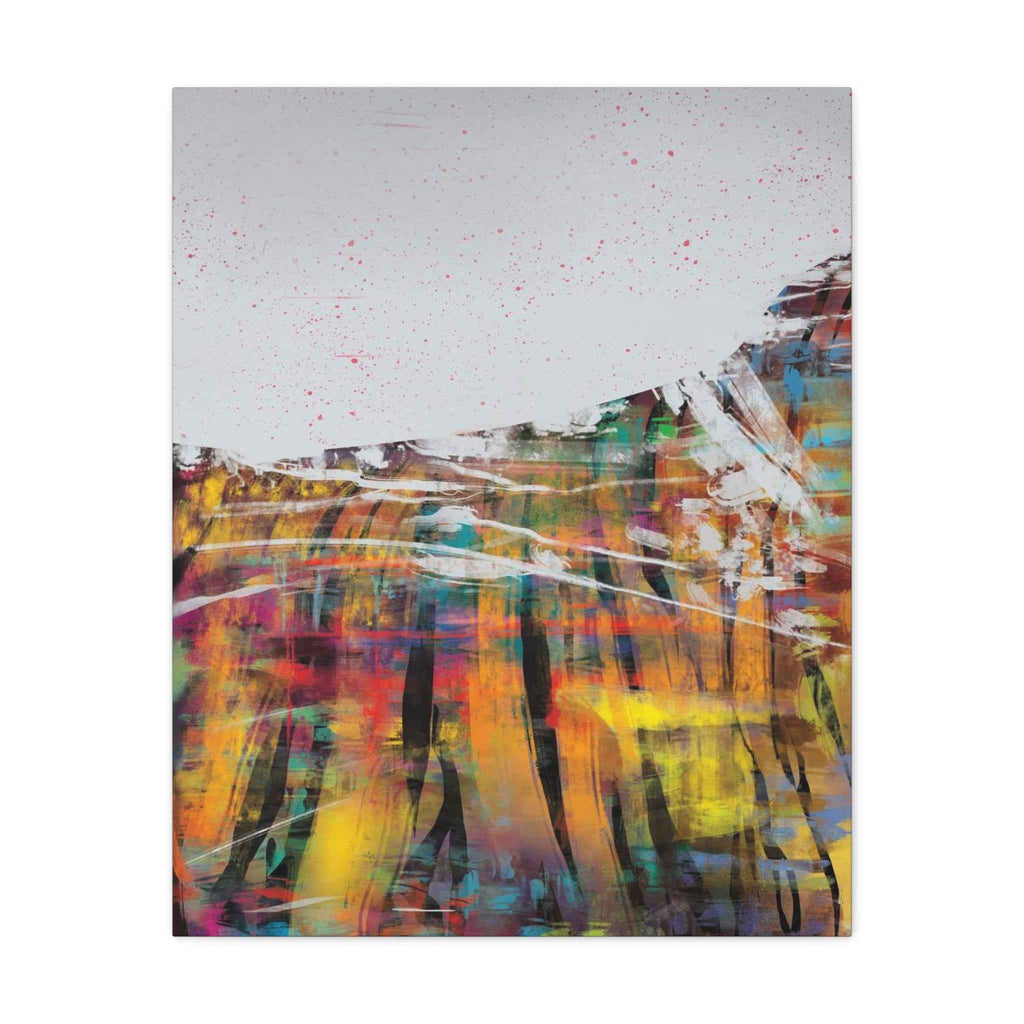 Abstract Color Field Canvas Print — Vibrant Modern Wall Art - TheKaraHan