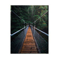 Forest Suspension Bridge Poster — Rolled Wall Art