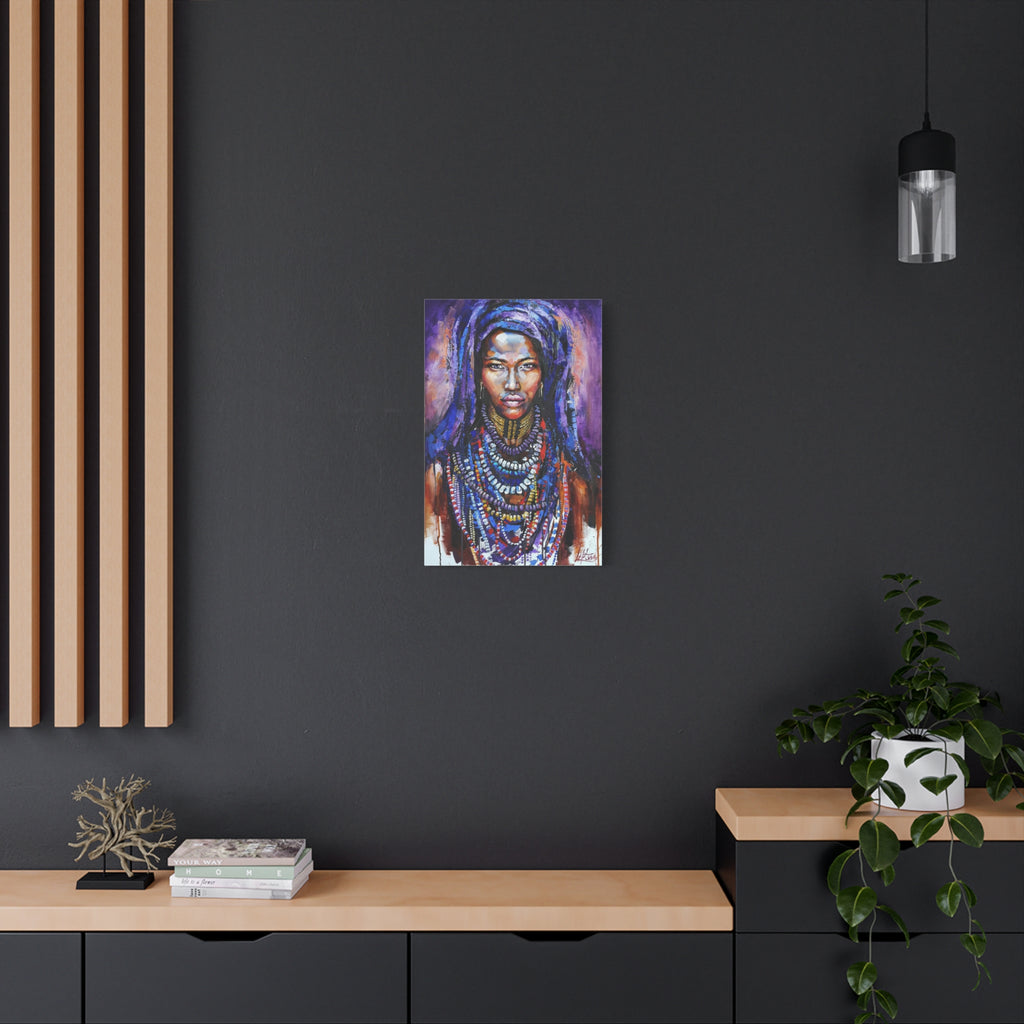 Tribal Queen Portrait Canvas