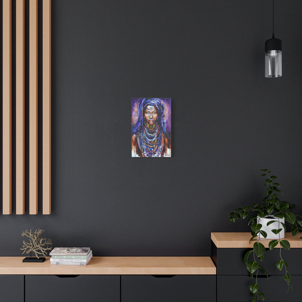 Tribal Queen Portrait Canvas