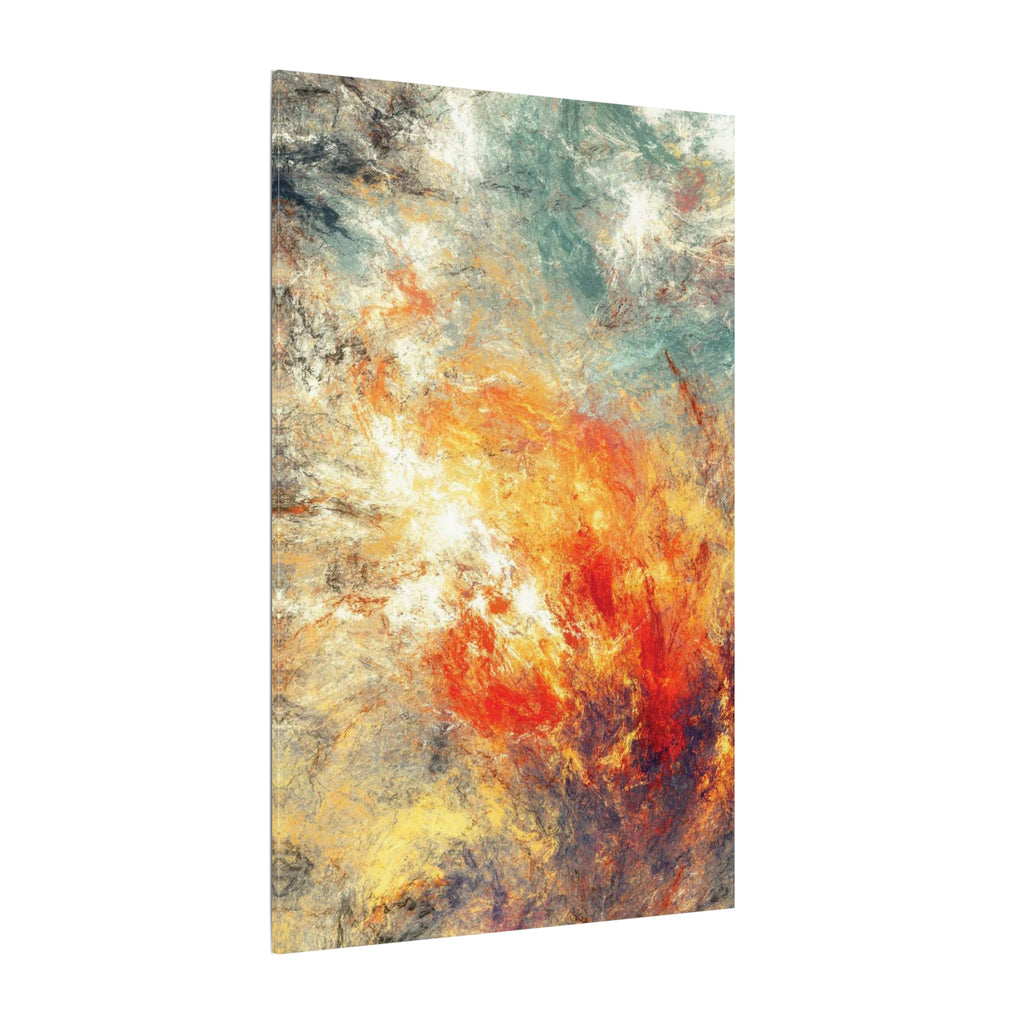 Abstract Nebula Canvas Wall Art — Colorful Modern Stretched Matte Print