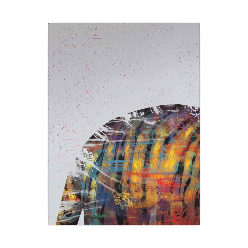 Abstract Colorful Wall Art Jacket Canvas — Modern Street Art Matte Decor - TheKaraHan