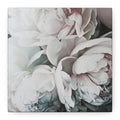 Soft Peony Blooms Canvas Wall Art — Matte Stretched 1.25"