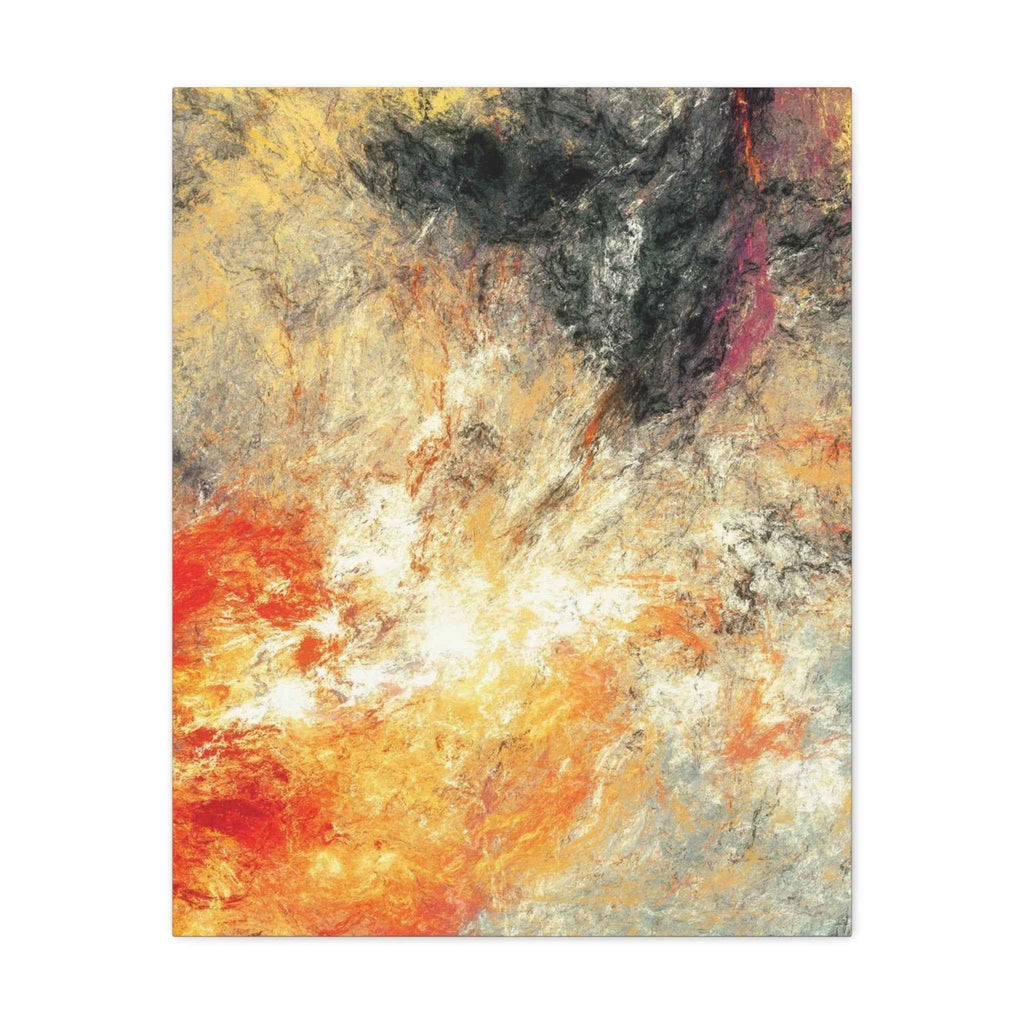 Abstract Firestorm Canvas Print — Stretched Matte Wall Art - TheKaraHan