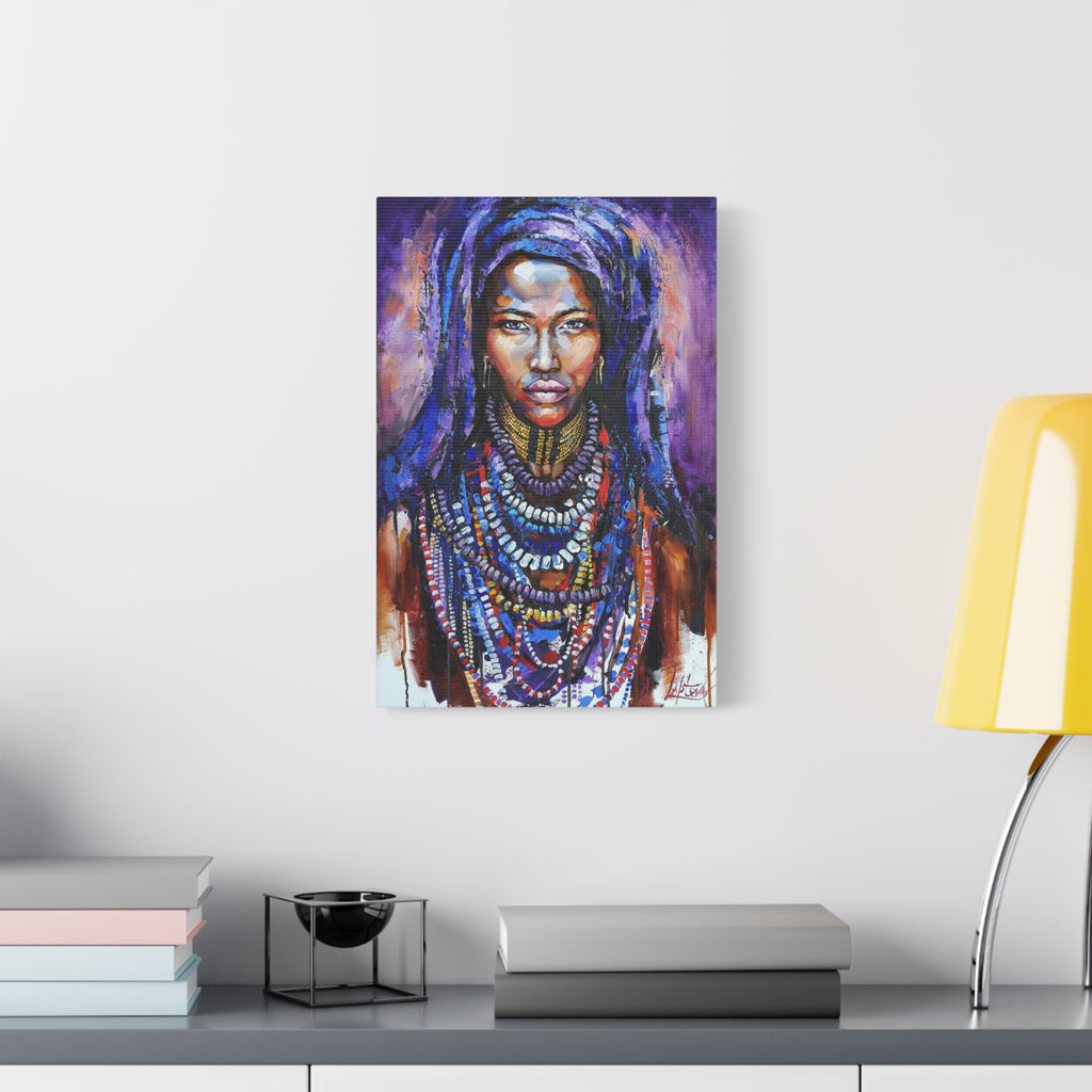 Tribal Queen Portrait Canvas