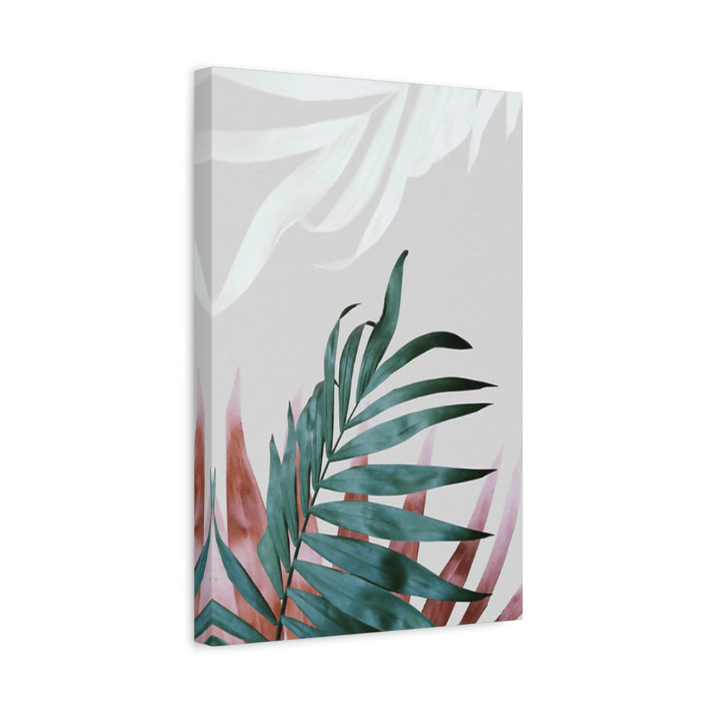 Tropical Palm Canvas Wall Art – Matte Stretched 1.25"