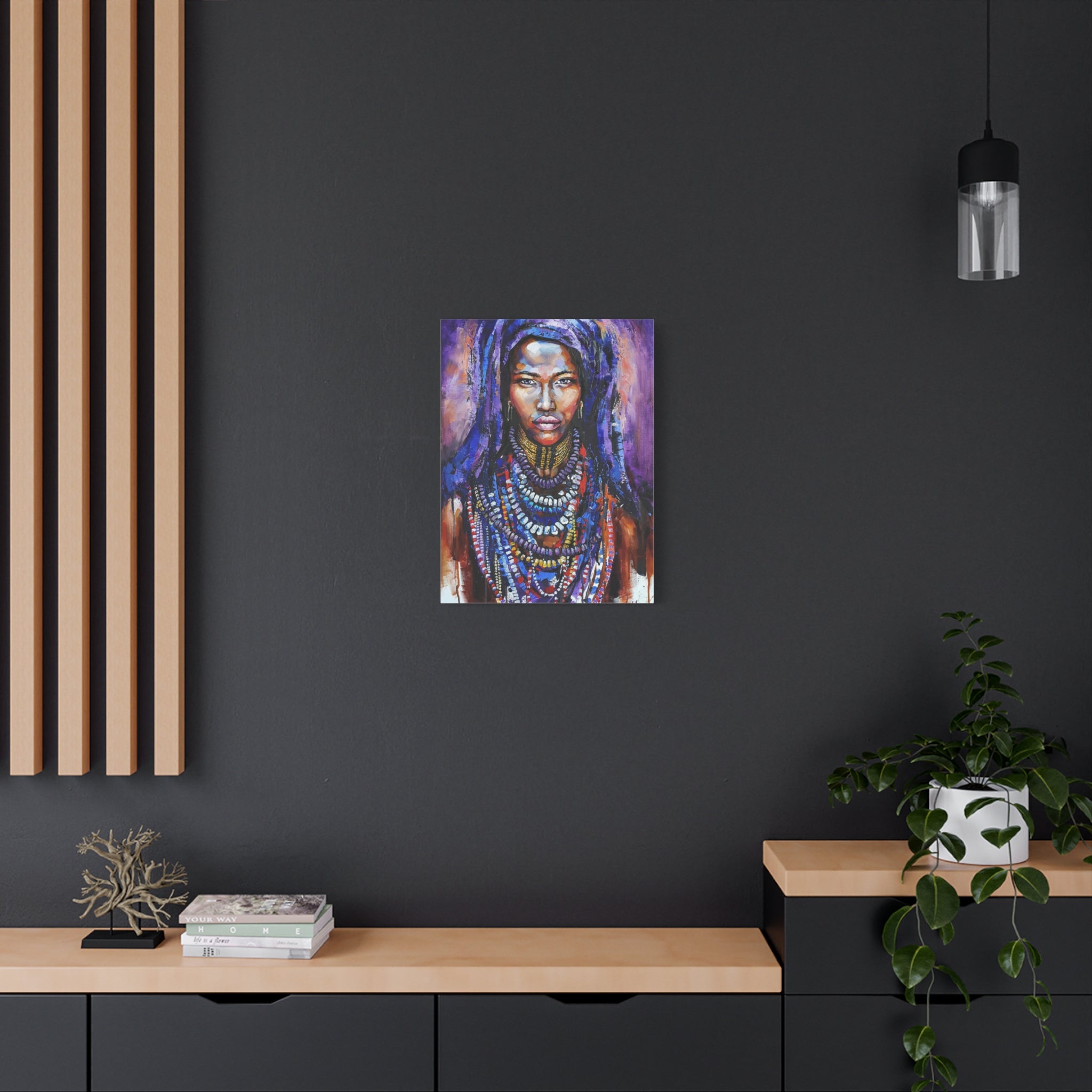 Tribal Queen Portrait Canvas